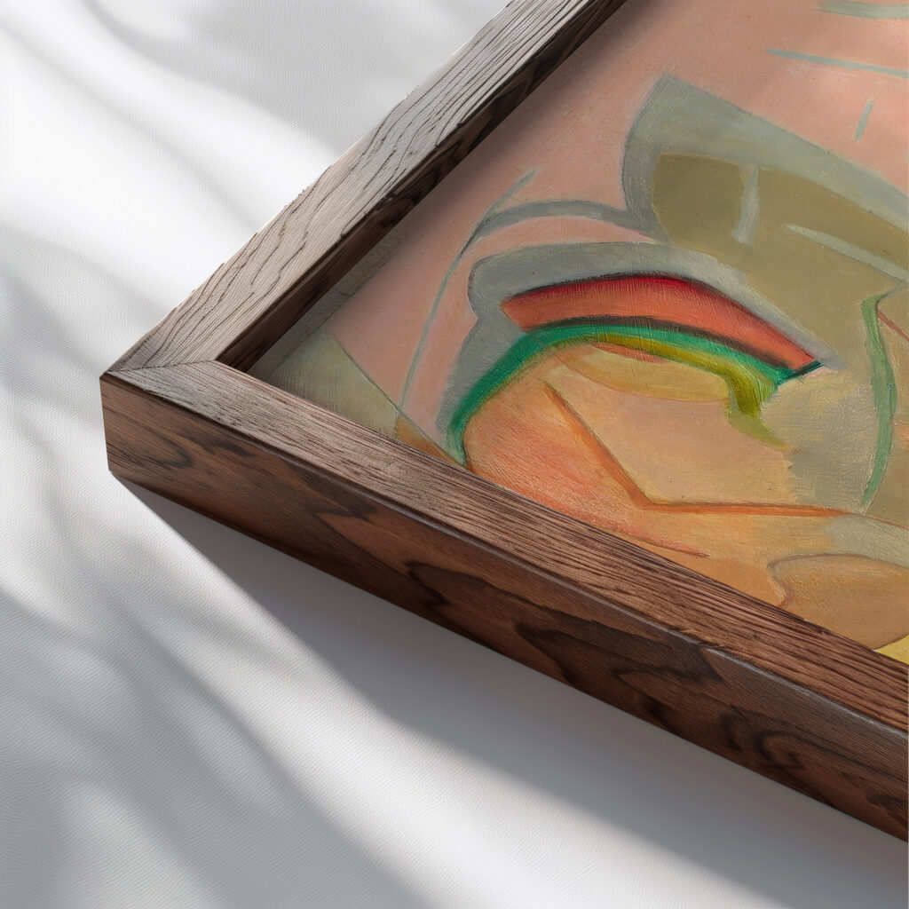 Ariel 1913 Manierre Dawson close up dark wood mockup