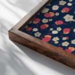 Art – Gout – Beaute Feuillets de l elegance feminine Juin 1929 No. 106 9e Annee p.1 Unknown close up dark wood mockup