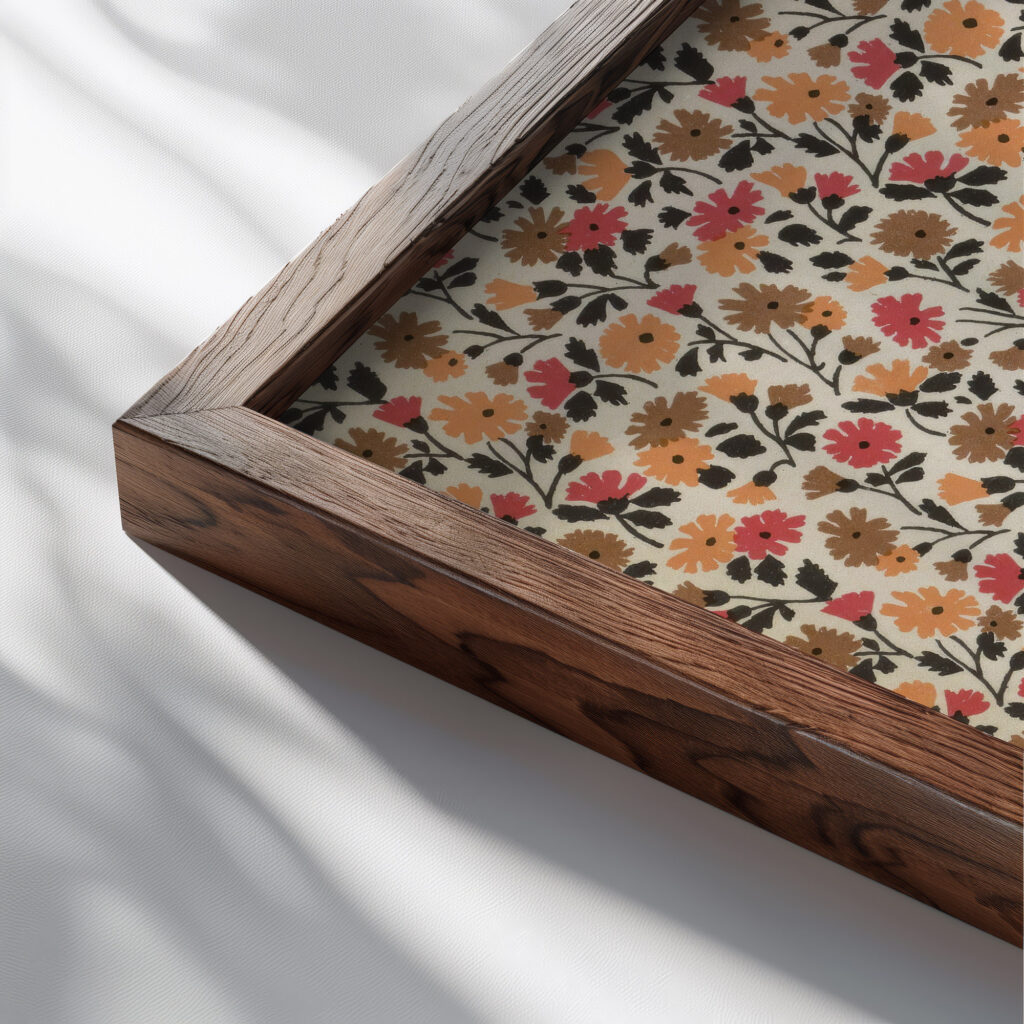 Art – Gout – Beaute Feuillets de l elegance feminine Mai 1929 No. 105 9e Annee p. 1 Unknown close up dark wood mockup