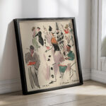 Artists Ball Pierrot Harlequin and Dancers 1921 Joaquin Torres Garcia 4 mockup