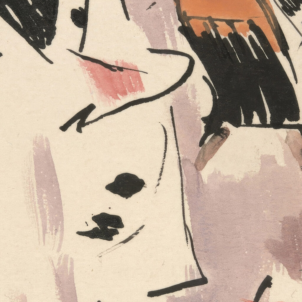 Artists Ball Pierrot Harlequin and Dancers 1921 Joaquin Torres Garcia 8 mockup