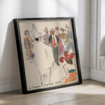 Artists Ball Pierrot and Figures Standing 1921 Joaquin Torres Garcia 4 mockup