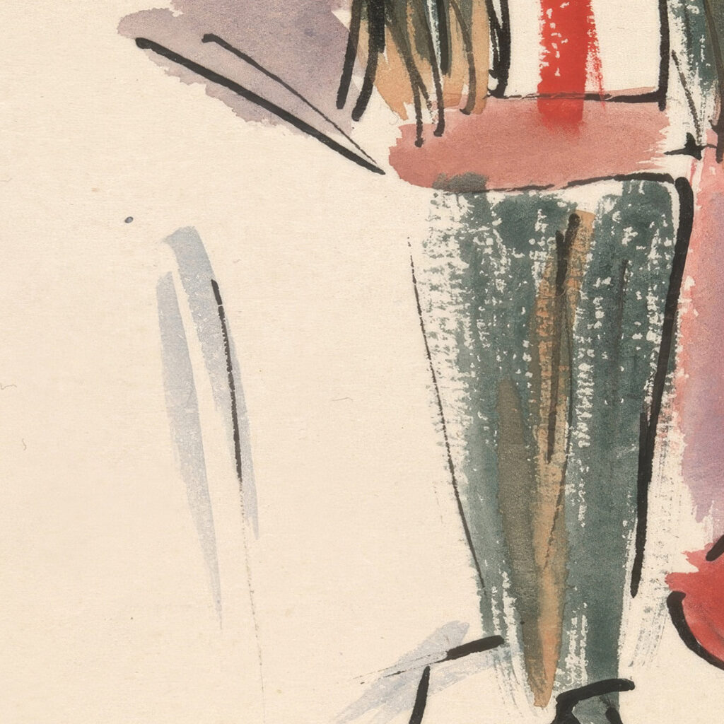 Artists Ball Pierrot and Figures Standing 1921 Joaquin Torres Garcia 8 mockup