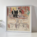 Artists Ball Spectators in Theater Boxes 1921 Joaquin Torres Garcia 5 mockup