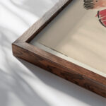 Artists Ball Two Dancers 1921 Joaquin Torres Garcia close up dark wood mockup