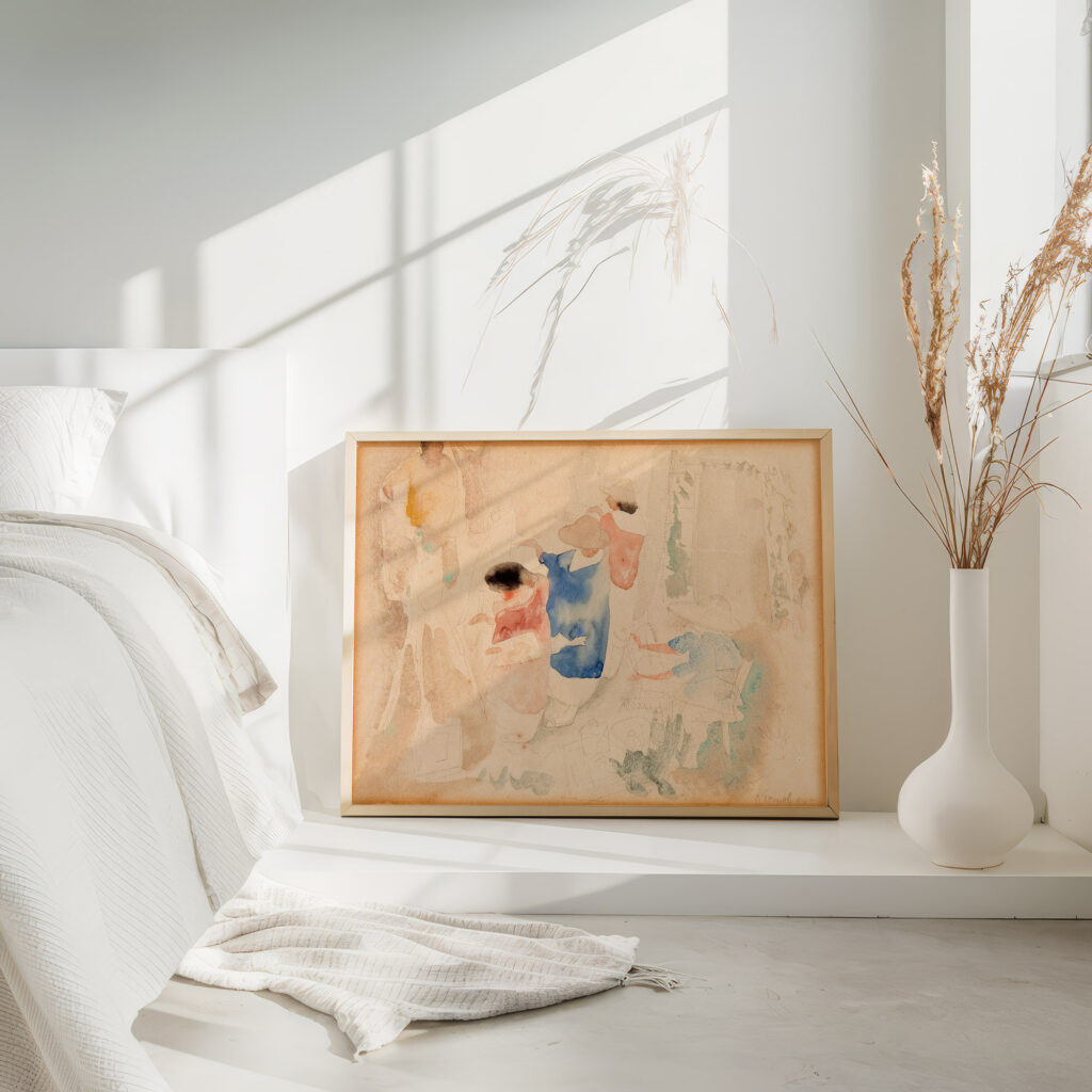 Artists Sketching 1916 Charles Demuth 4 mockup