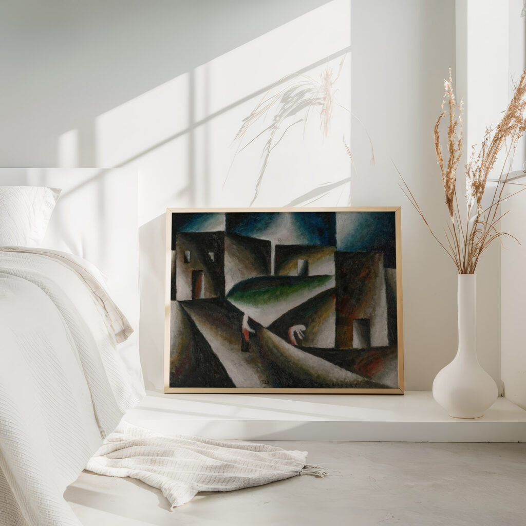 Asketische Landschaft II 1922 Arthur Segal 4 mockup