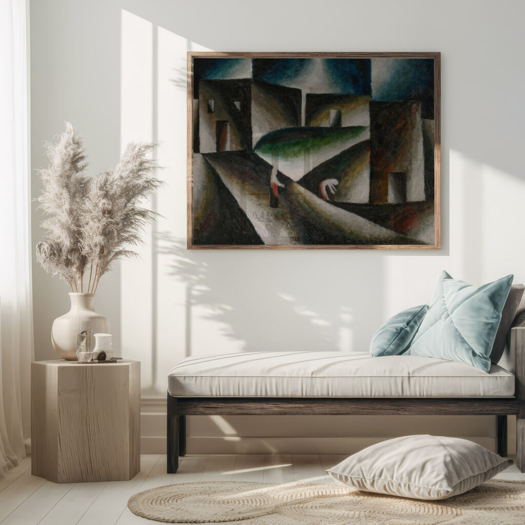 Asketische Landschaft II 1922 Arthur Segal 5 mockup