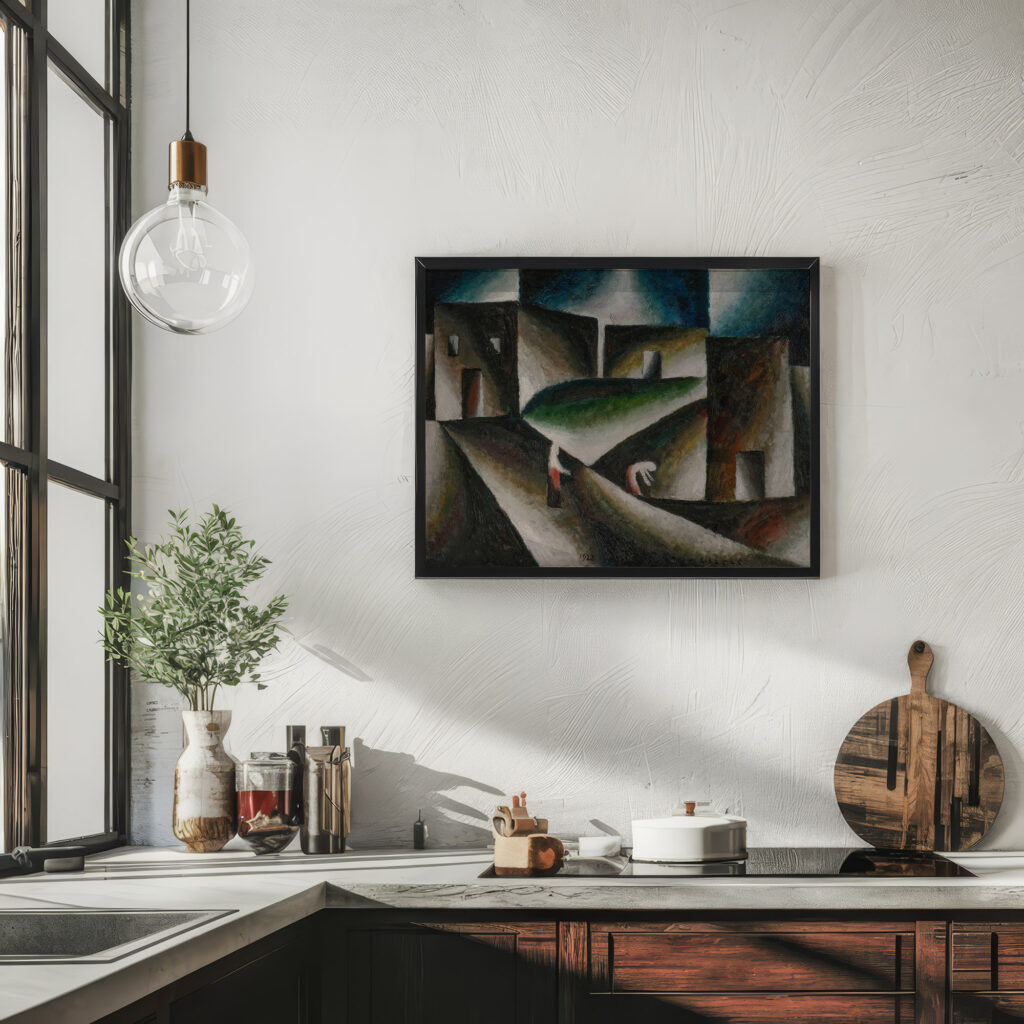 Asketische Landschaft II 1922 Arthur Segal 6 mockup