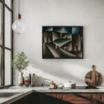 Asketische Landschaft II 1922 Arthur Segal 6 mockup