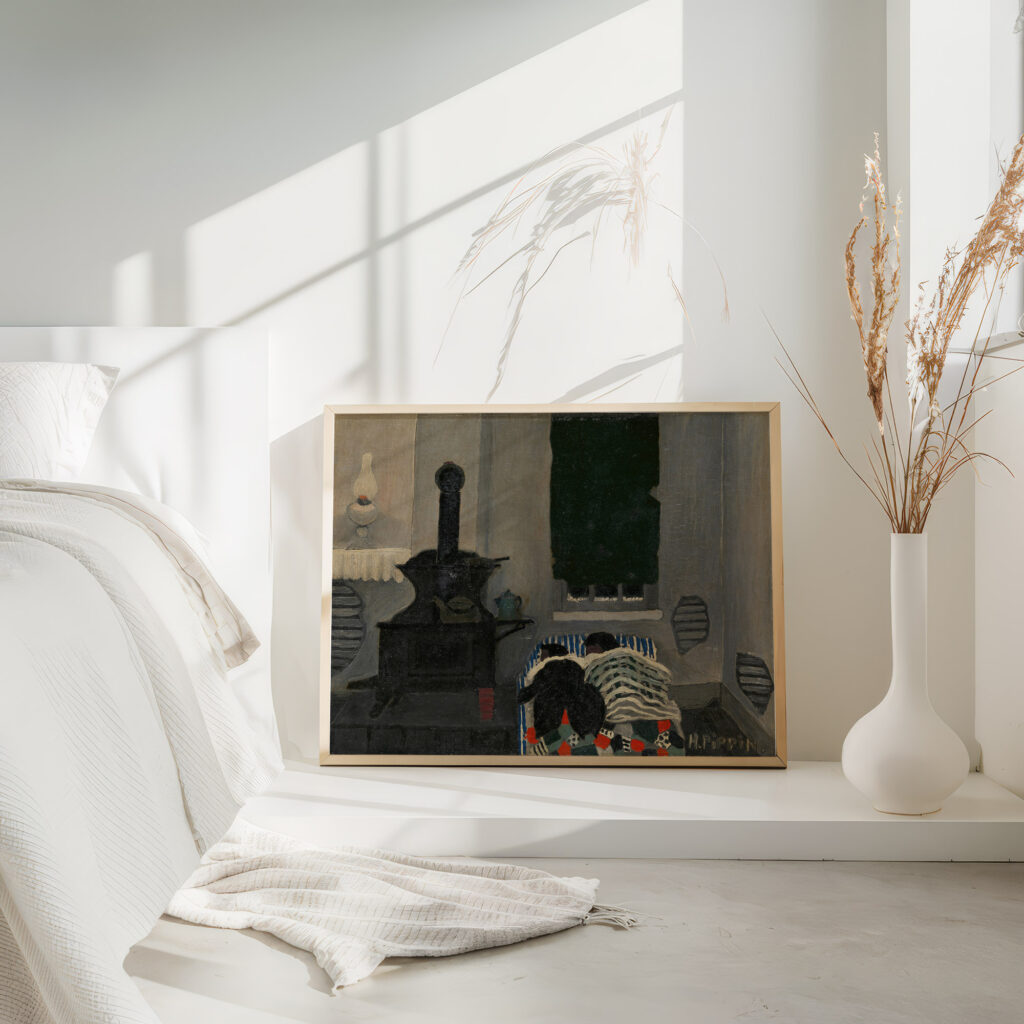 Asleep 1943 Horace Pippin 4 mockup