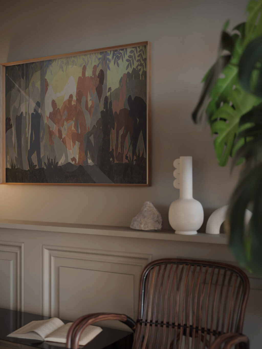 Aspects of Negro Life An Idyll of the Deep South 1935 Aaron Douglas video mockup