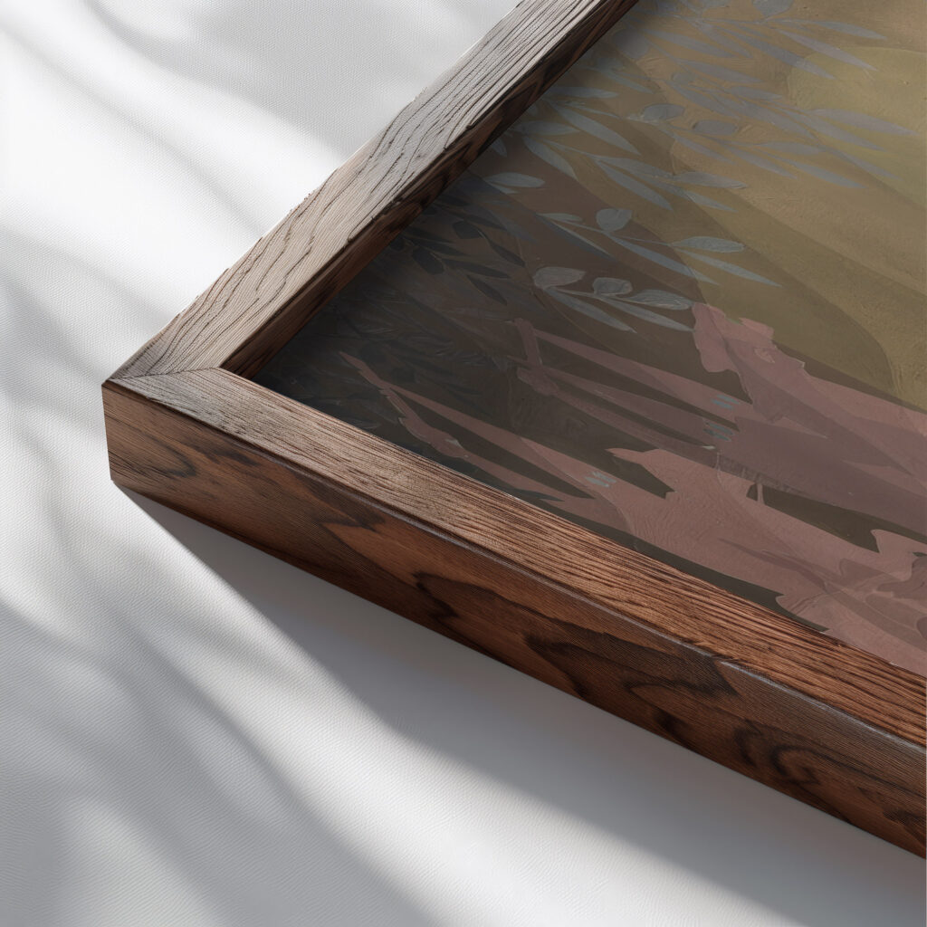 Aspects of Negro Life From Slavery to Reconstruction 1935 Aaron Douglas close up dark wood mockup