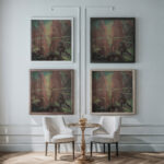 Aspects of Negro Life Song of the Towers 1934 Aaron Douglas framed posters mockup