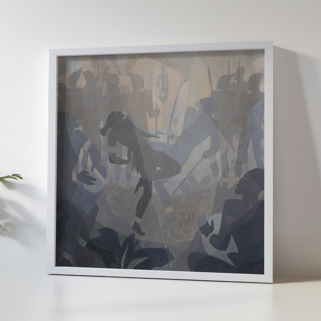 Aspects of Negro Life The Negro in an African Setting 1935 Aaron Douglas 5 mockup