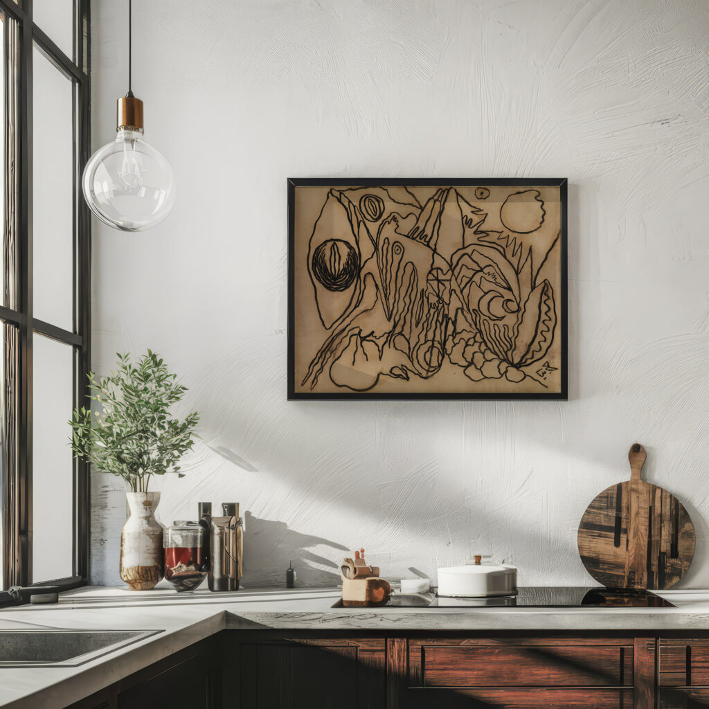 Astrale Landschaft IV 1913 Wilhelm Morgner 6 mockup