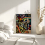 At the New Circus Papa Chrysanthemum Circa 1894 Henri de Toulouse Lautrec 4 mockup