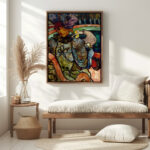 At the New Circus Papa Chrysanthemum Circa 1894 Henri de Toulouse Lautrec 5 mockup