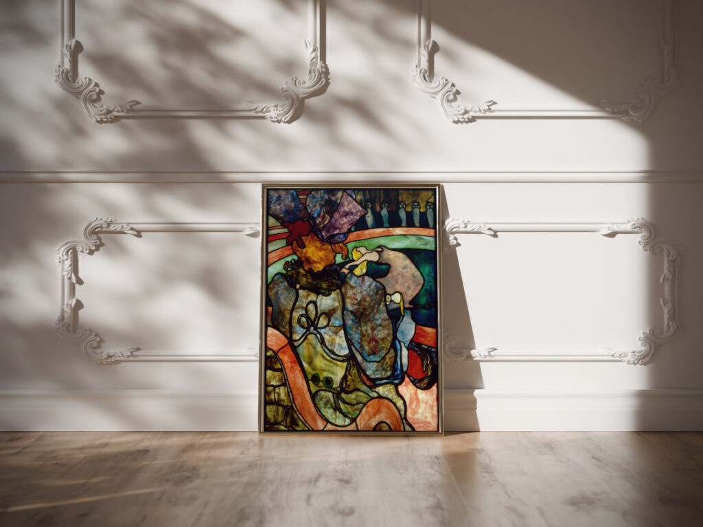 At the New Circus Papa Chrysanthemum Circa 1894 Henri de Toulouse Lautrec video mockup