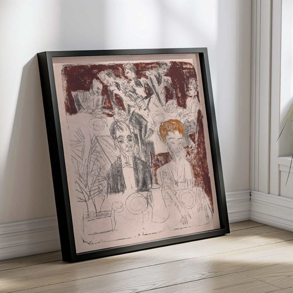 At the Table 1916 Ernst Ludwig Kirchner 4 mockup