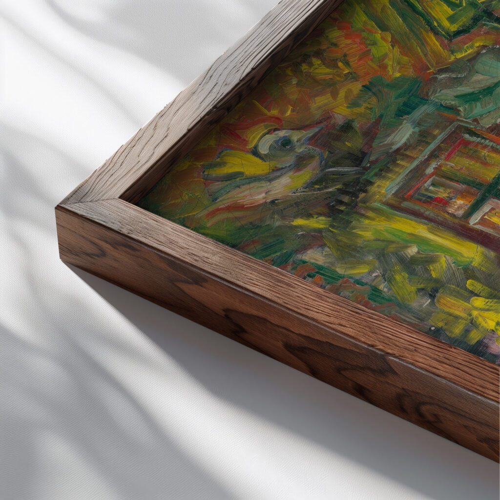 At the Table 1940–1944 Arnold Peter Weisz Kubincan close up dark wood mockup