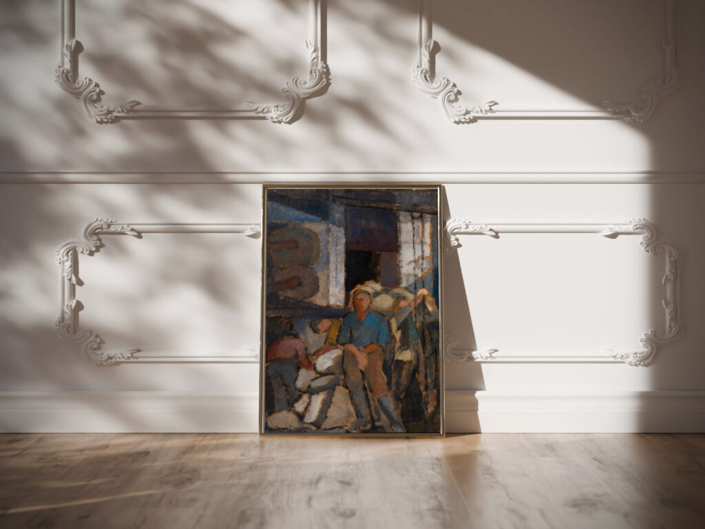 At the factory 1919 Alvar Cawen video mockup