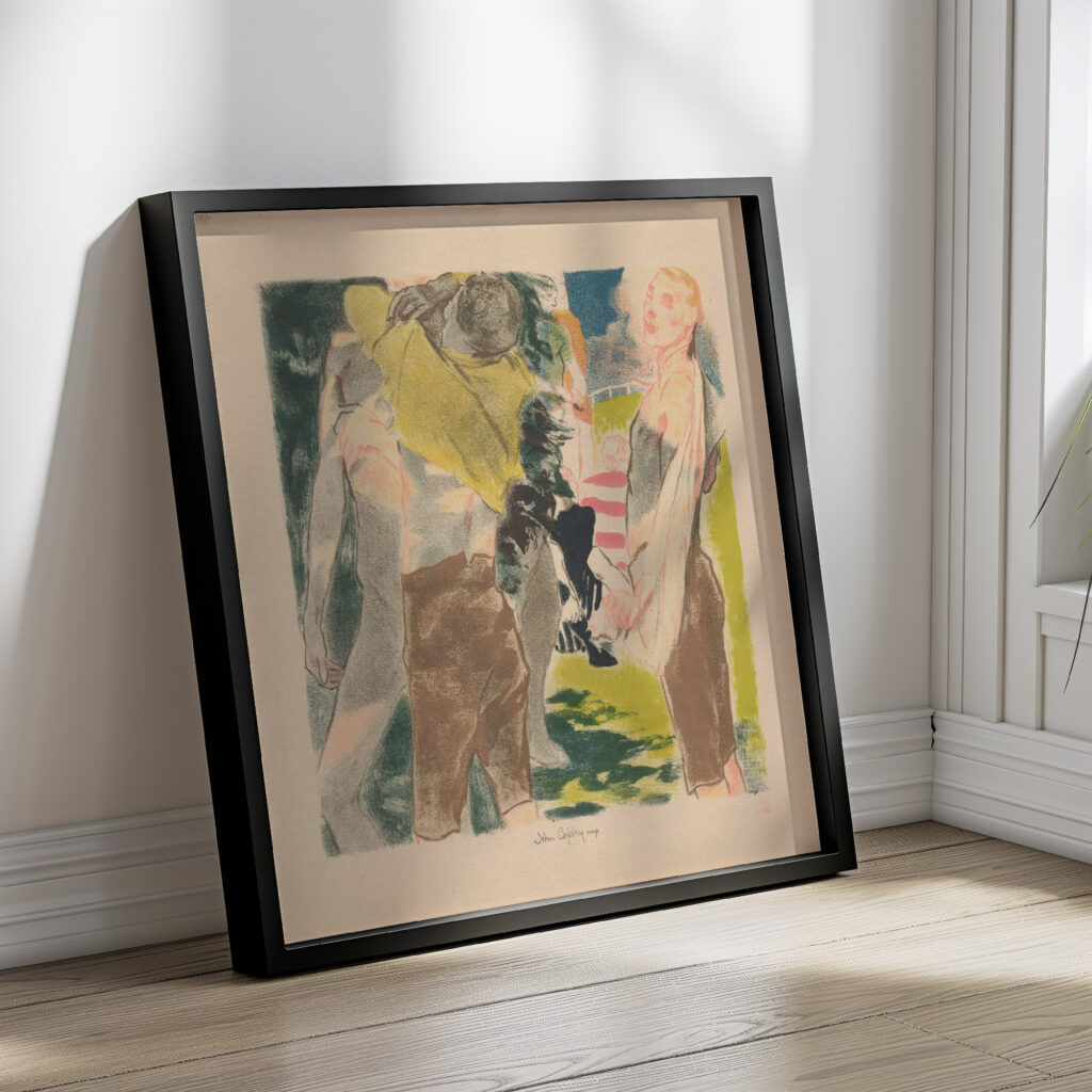 Athletes Dressing 1912 John Copley 4 mockup