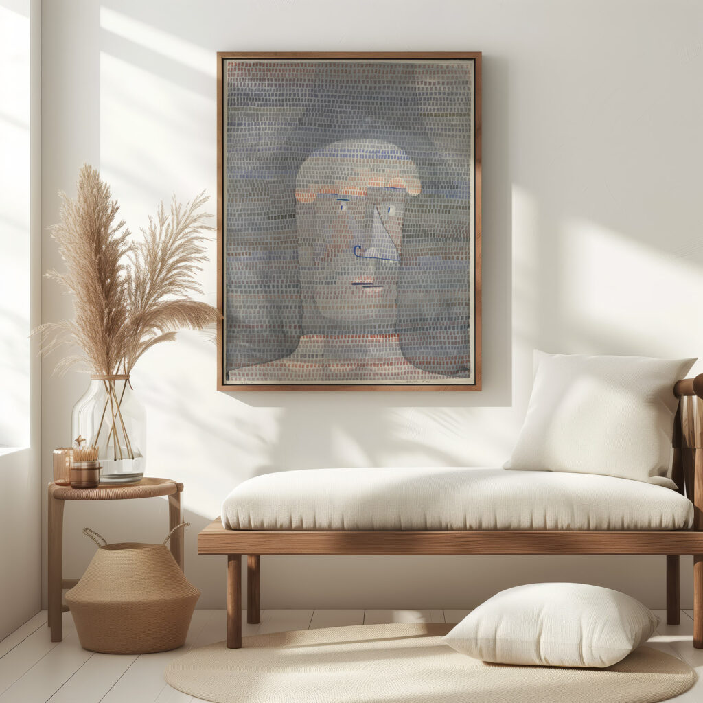 Athletes Head 1932 Paul Klee 5 mockup