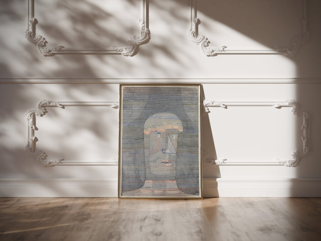 Athletes Head 1932 Paul Klee video mockup