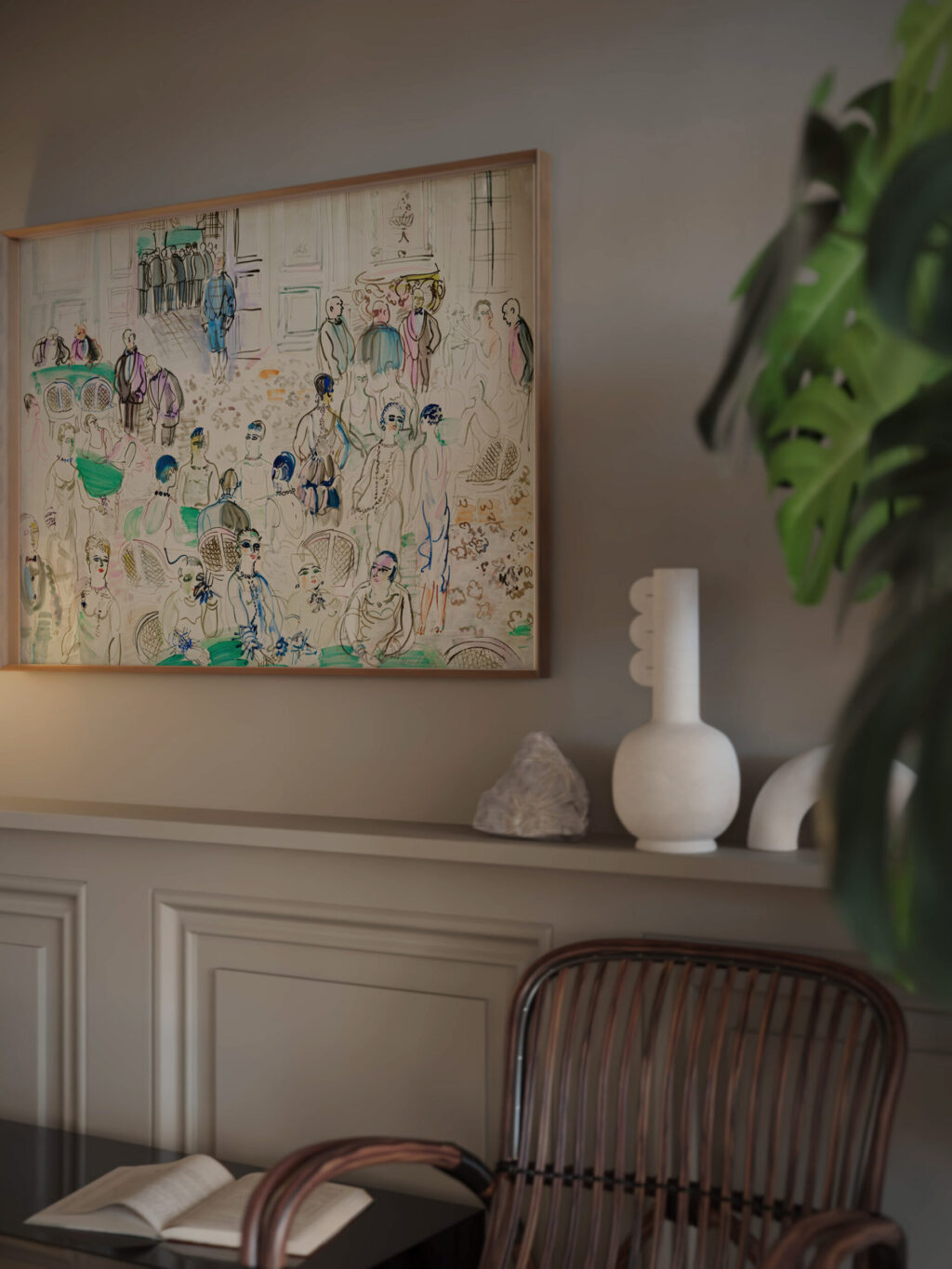 Au casino circa 1925 Raoul Dufy video mockup