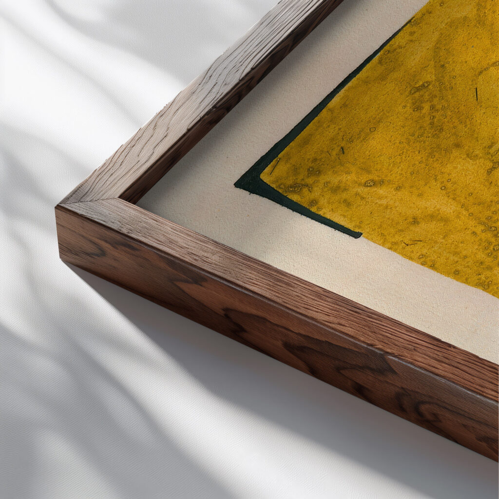 Aufbau around 1923 Karl Wiener close up dark wood mockup
