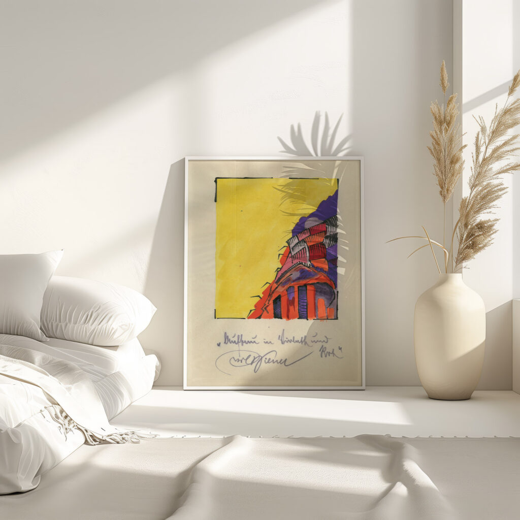 Aufbau in Violett und Rot around 1921 Karl Wiener 4 mockup