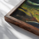 Auferstehung 1914 Hermann Stenner close up dark wood mockup