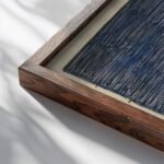 Aufgehender Mond around 1921 Karl Wiener close up dark wood mockup