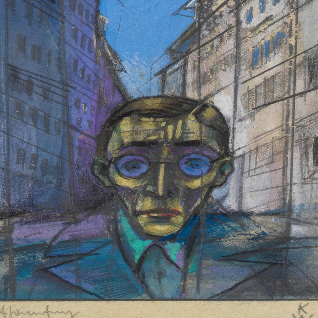 Augustsonntag Selbstbildnis 1943 Karl Wiener 8 mockup