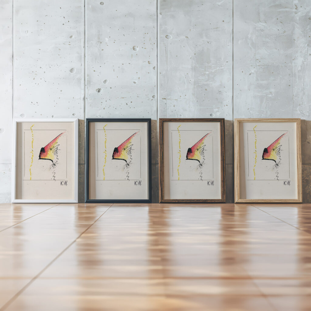 Aus meinem Leben 50 Blatter VIII 1923 Karl Wiener framed posters mockup