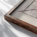 Aus meinem Leben 50 Blatter XIX 1923 Karl Wiener close up dark wood mockup