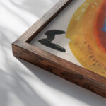 Aus meinem Leben 50 Blatter XVII 1923 Karl Wiener close up dark wood mockup