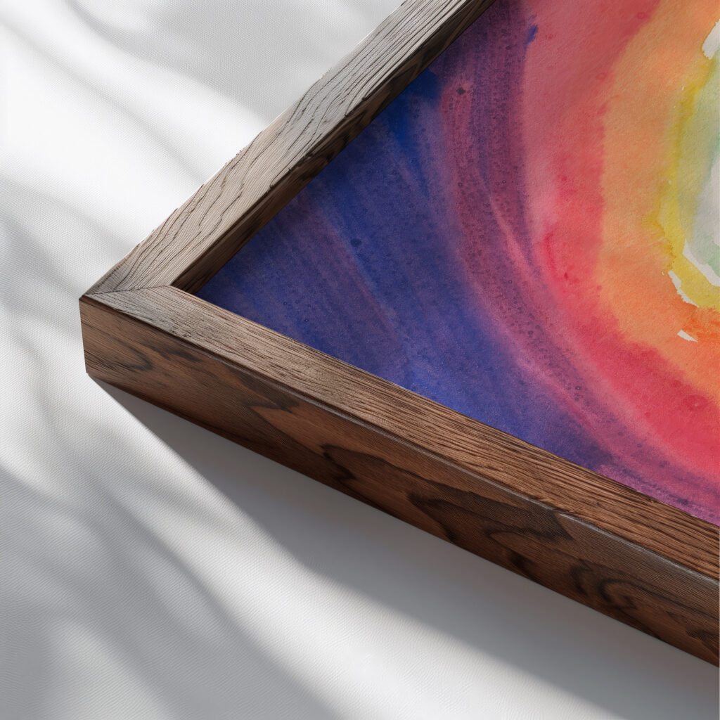 Aus meinem Leben 50 Blatter XVIII 1923 Karl Wiener close up dark wood mockup