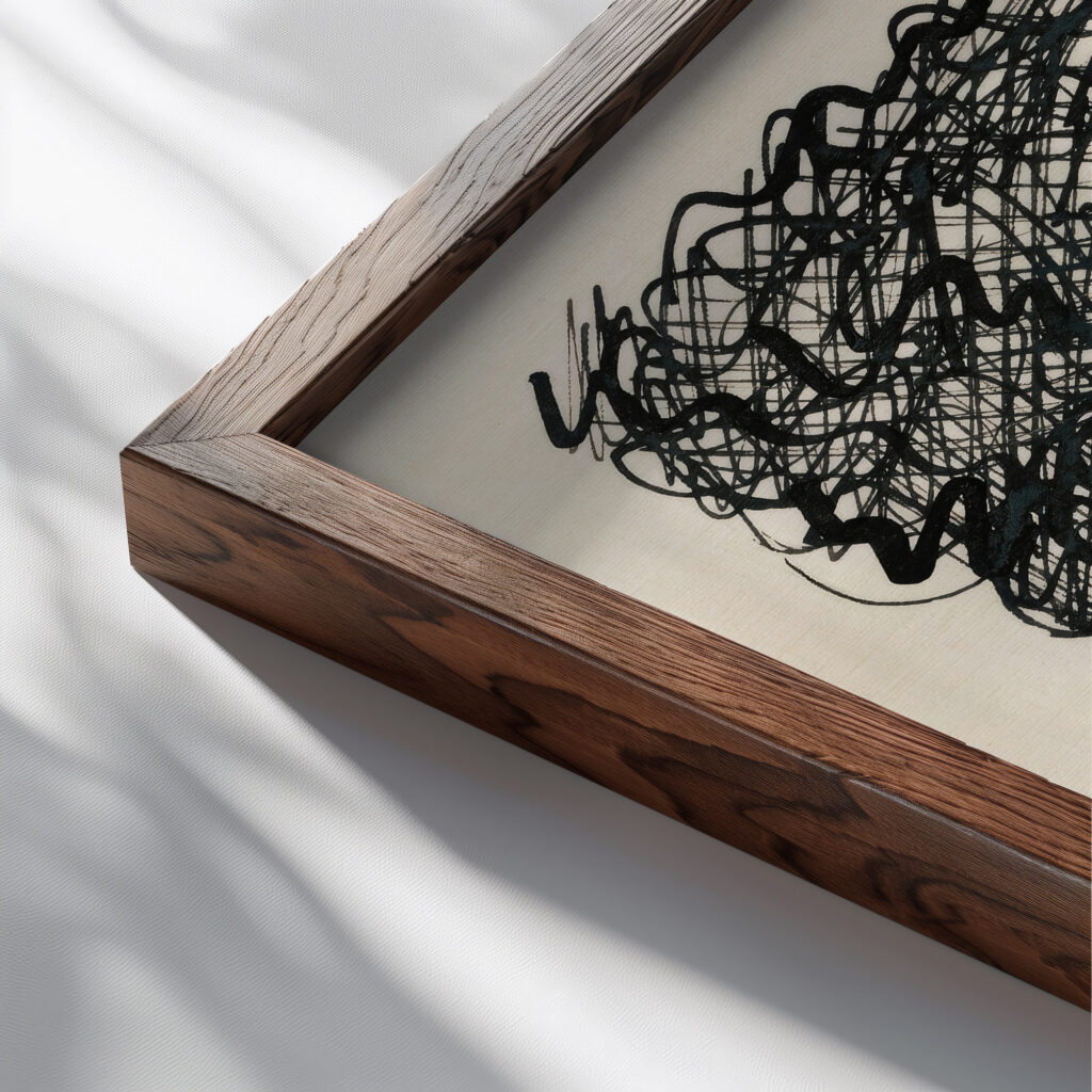 Aus meinem Leben 50 Blatter XX 1923 Karl Wiener close up dark wood mockup