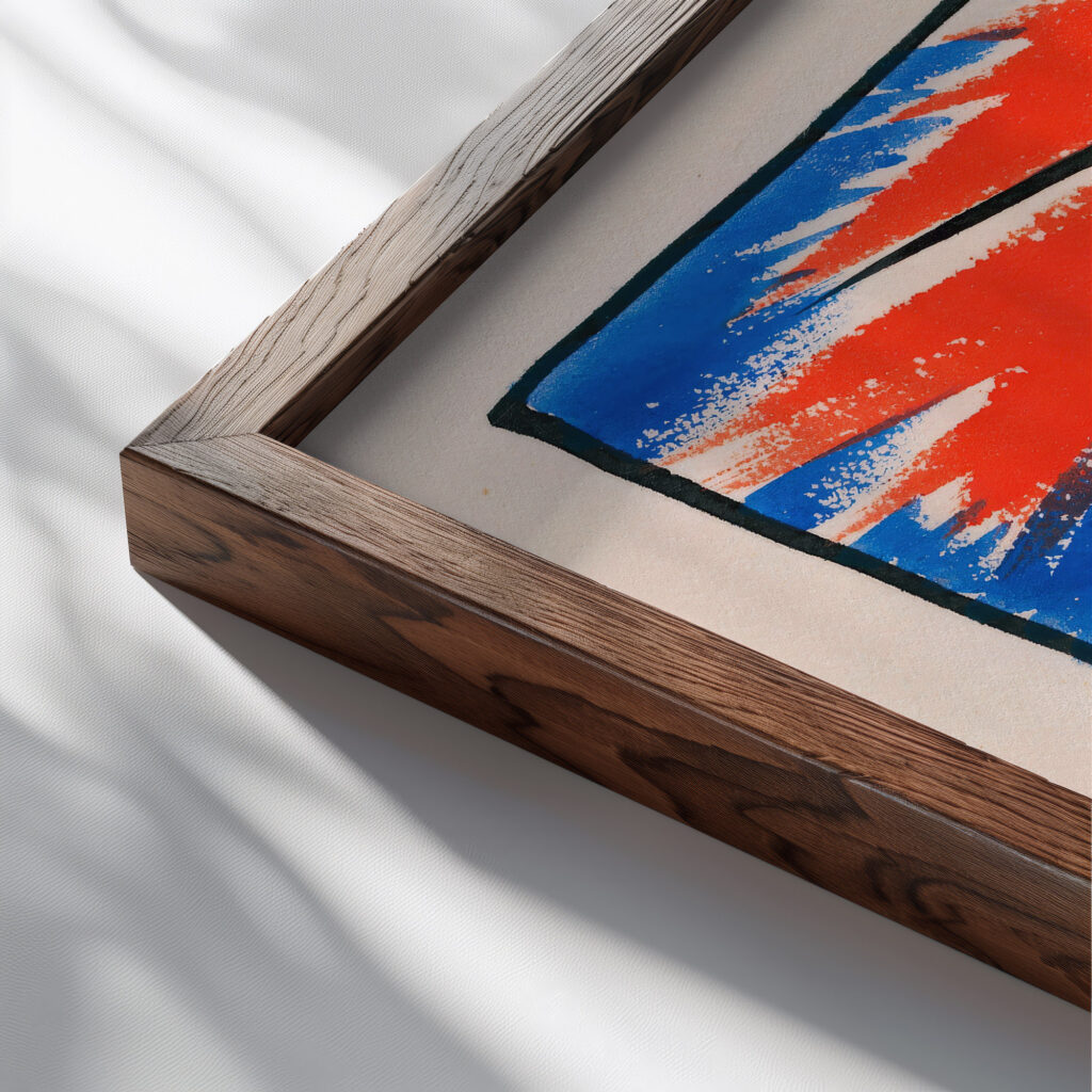 Aus meinem Leben 50 Blatter XXIV 1923 Karl Wiener close up dark wood mockup