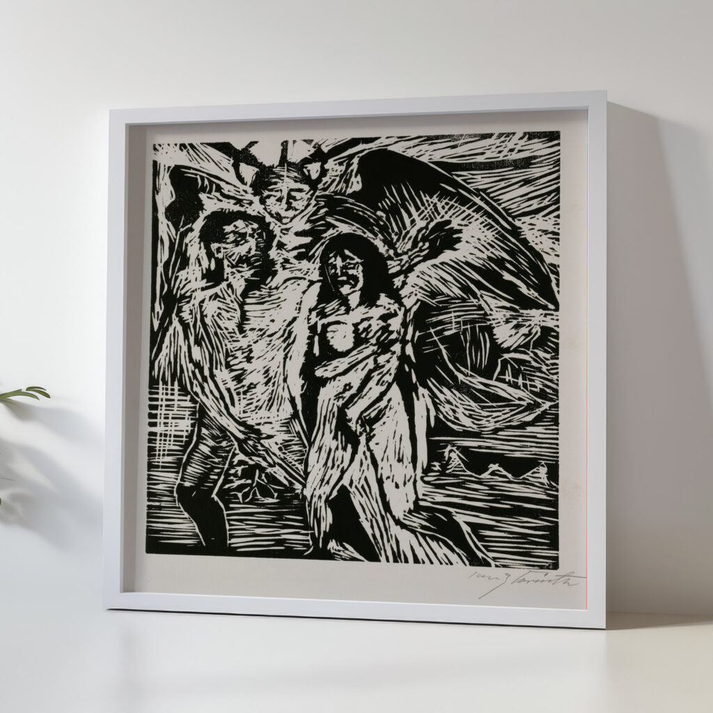 Austreibung aus dem Paradies 1919 Lovis Corinth 5 mockup