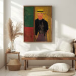 Autoportrait a la canne et au canotier circa 1891 1892 Edouard Vuillard 5 mockup