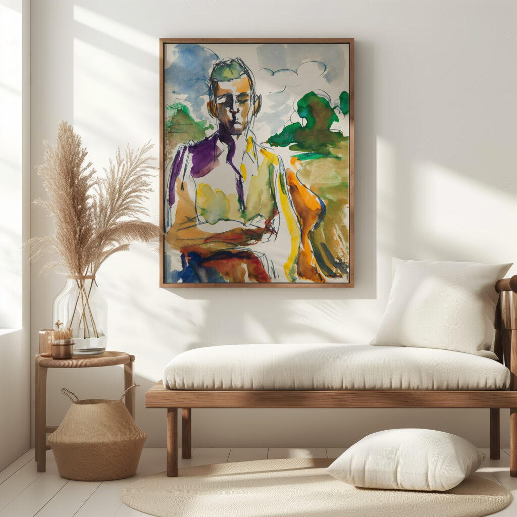 Autoportret 1950 Marian Kopf 5 mockup