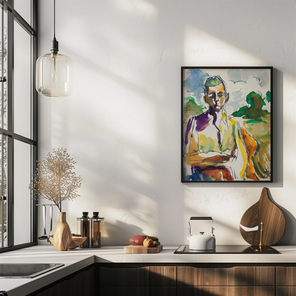 Autoportret 1950 Marian Kopf 6 mockup