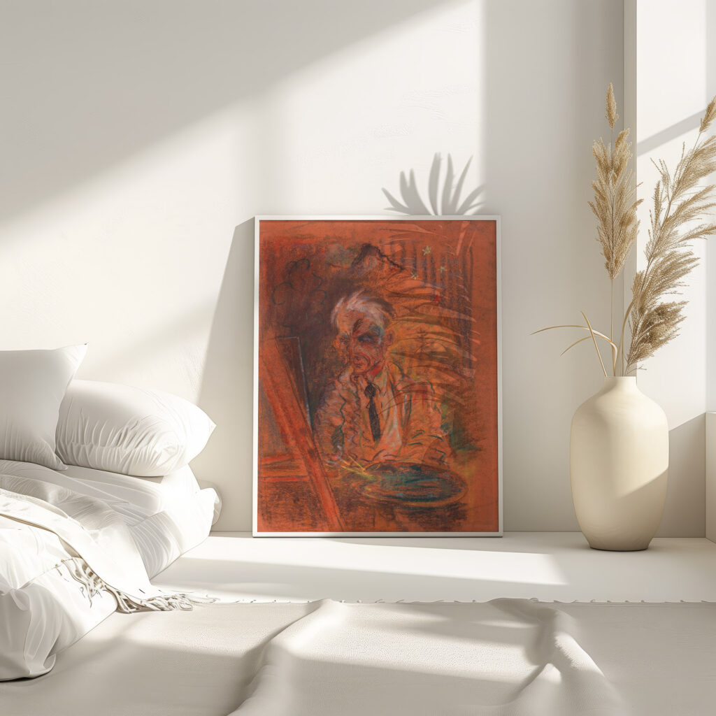 Autoportret s paletou 1925–1930 Arnold Peter Weisz Kubincan 4 mockup