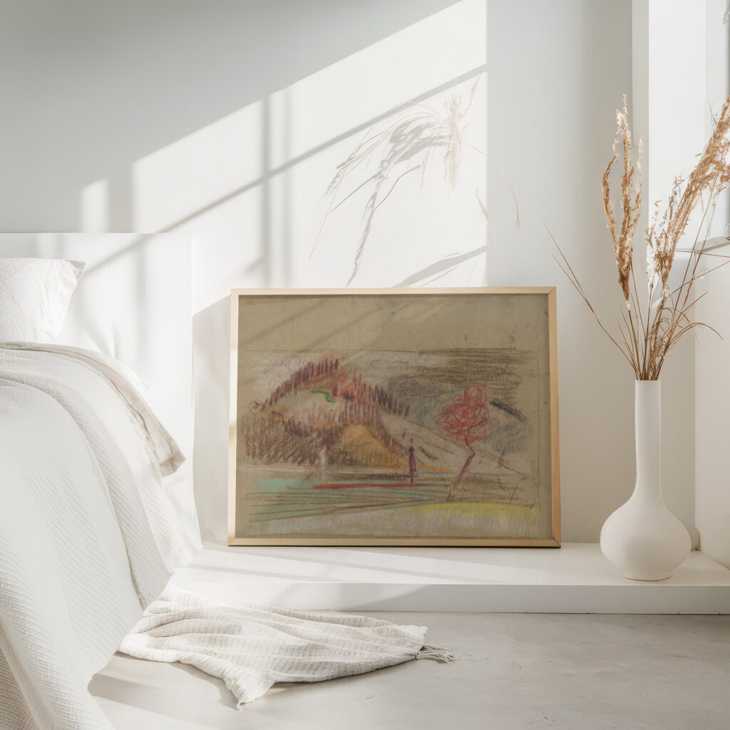 Autumn Landscape 1935–1944 Arnold Peter Weisz Kubincan 4 mockup