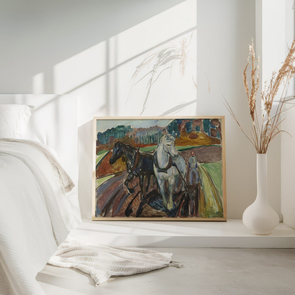 Autumn Ploughing 1919 Edvard Munch 4 mockup