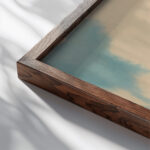 Autumn Tree 1933 Zolo Palugyay close up dark wood mockup