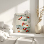 Autumn and water illustration Watanabe Seitei 4 mockup